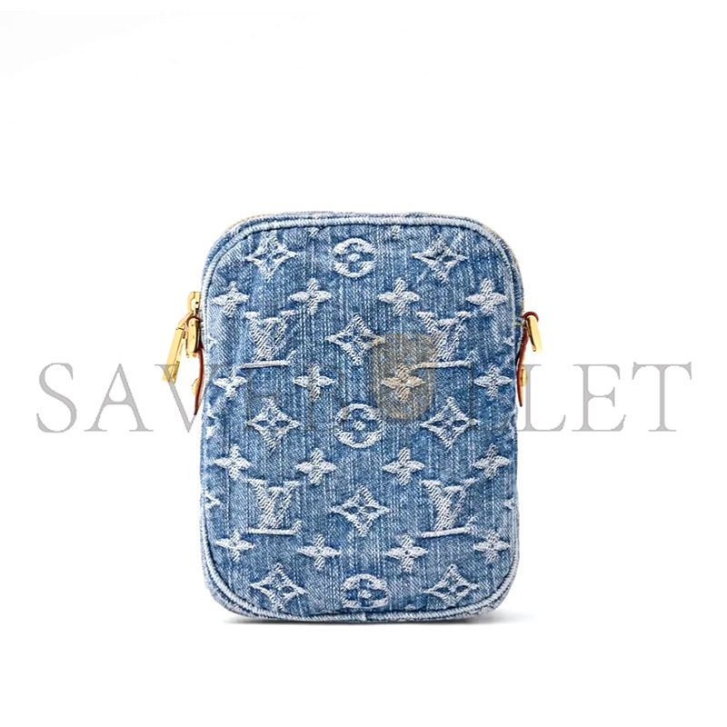 LOUIS VUITTON DENIM POCHETTE FAIRFAX SHOULDER BAG M82948 (18*14*2.7cm) 